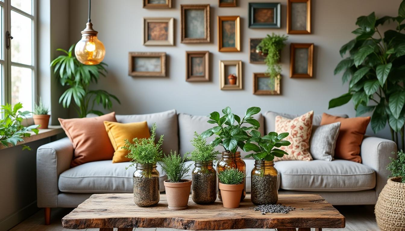 découvrez des idées de décoration maison écolos et créatives grâce à des objets récupérés. transformez votre intérieur tout en respectant l'environnement avec nos astuces diy simples et inspirantes.