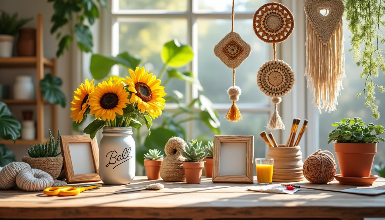 découvrez 7 idées de créations déco faciles à réaliser soi-même pour personnaliser votre intérieur avec style et originalité.