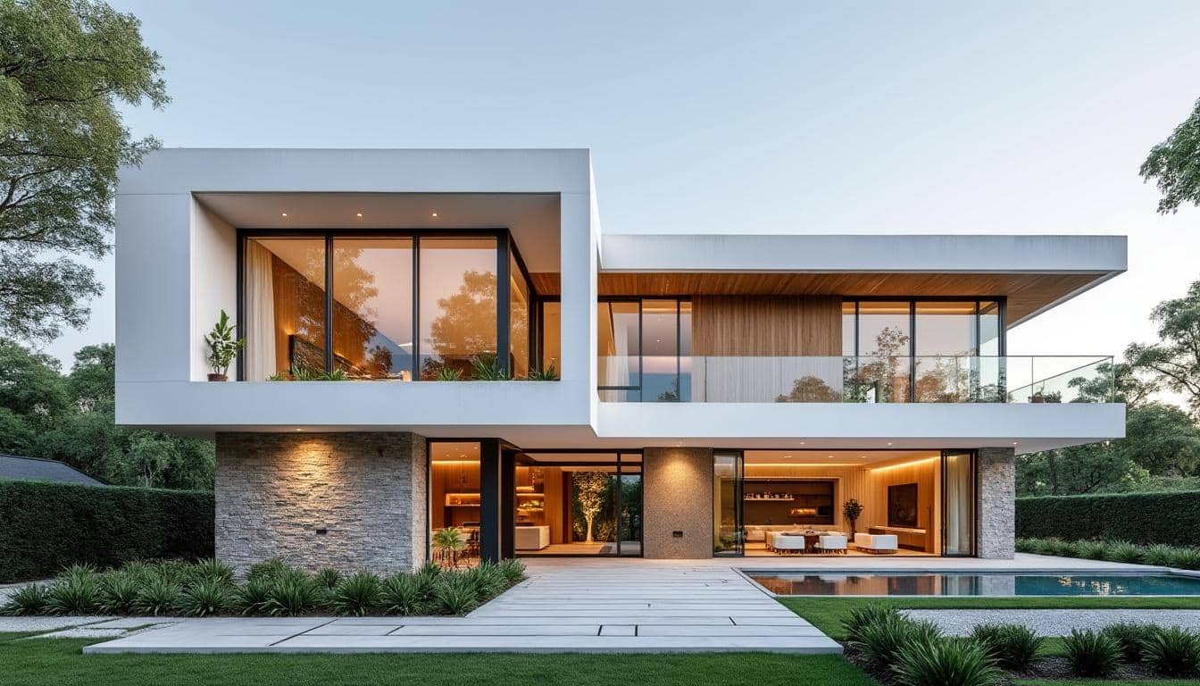 découvrez les caractéristiques principales d'une maison contemporaine et estimez les coûts moyens pour construire ou acheter ce type d'habitation moderne et élégante.