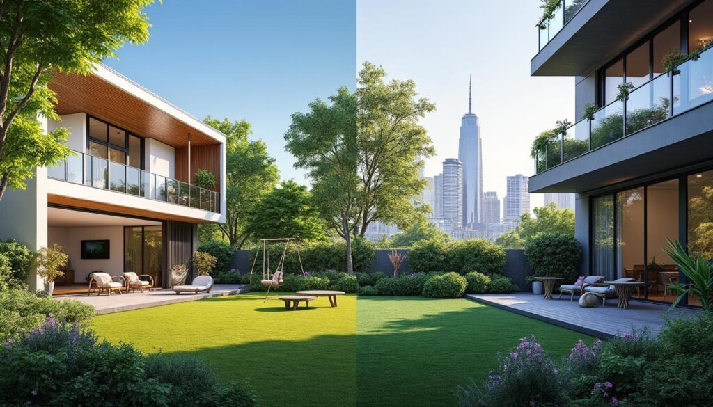 découvrez quel type de bien immobilier choisir entre maison et appartement en fonction de votre profil, besoins et style de vie.