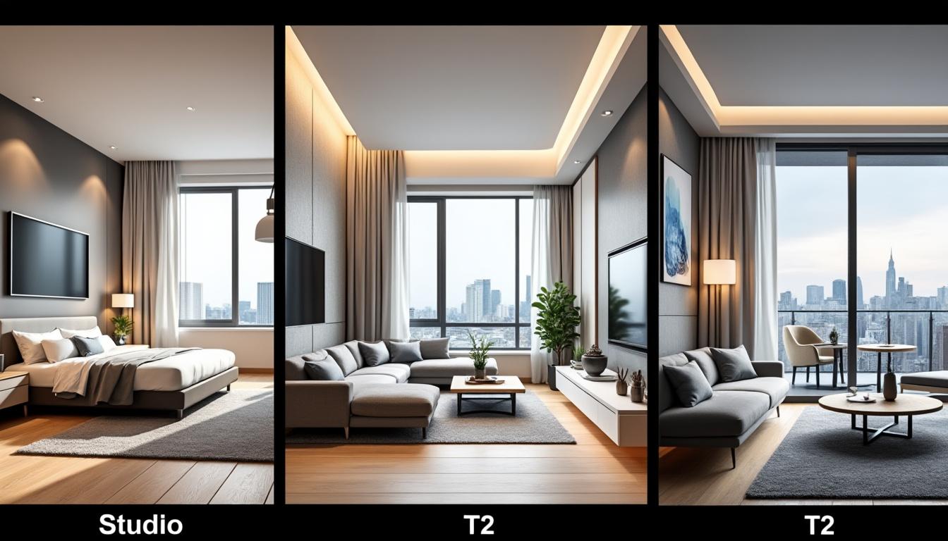 découvrez les différences entre studio, t2 et t3, et trouvez le logement adapté à votre budget grâce à notre guide complet.