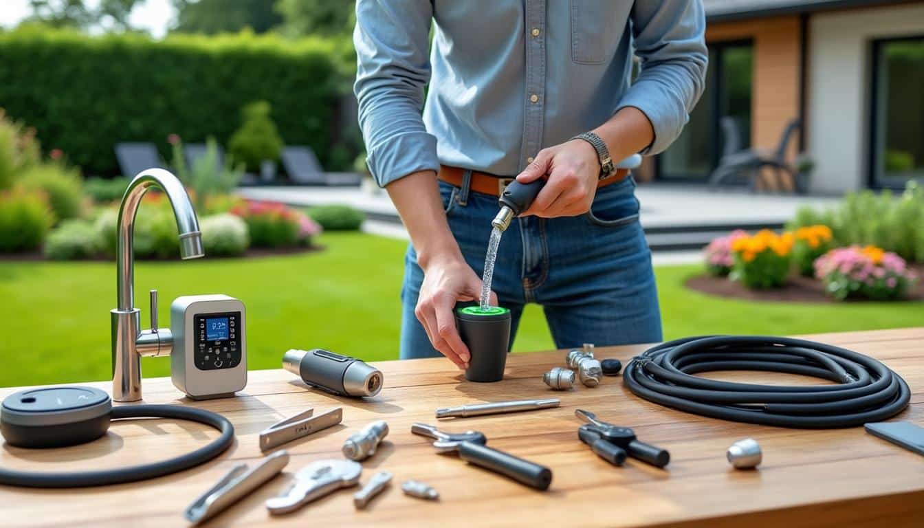 découvrez comment installer facilement et rapidement un système d'arrosage intelligent gardena en seulement 1 heure pour un jardin parfaitement entretenu.