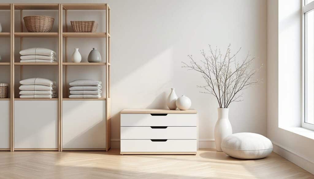 découvrez la routine de rangement minimaliste inspirée de marie kondo pour un intérieur épuré et harmonieux. adoptez des astuces pratiques pour désencombrer votre espace et simplifier votre quotidien.